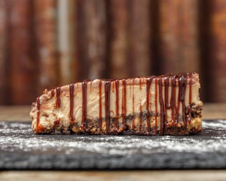 Peanut Butter Cheesecake. Contains Nuts.