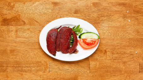 Spicy Pan Fried Sucuk (Turkish Sausage) (4 Pieces)