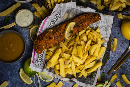 Fresh Masala Cod And Chips