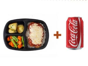 Combo: Parmegiana De Carne Loop 1 Coca-Cola Lata 350Ml