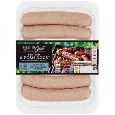 Salsichas De Porco M S Food 6 Posh Dogs