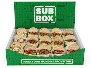 Sub Box Mais Desejada Serve Até 10 Pessoas.