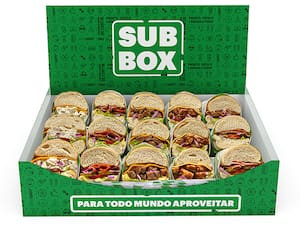 Sub Box Todos Os Sabores Serve Até 10 Pessoas.