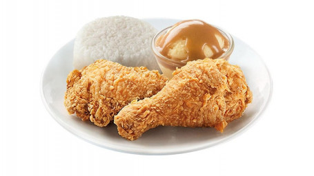 2 Unidades De Chickenjoy Com Bebida De 2 Acompanhamentos