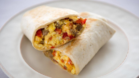 Sausage And Red Pepper Wrap