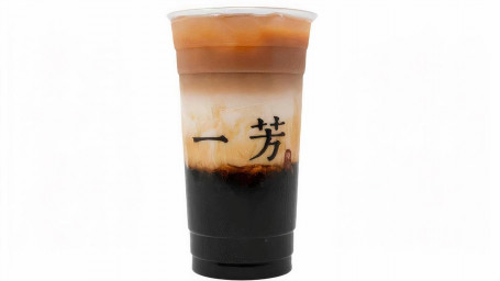 Brown Sugar Pearl Black Tea Latte Hēi Táng Fěn Yuán Hóng Chá Xiān Nǎi