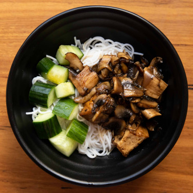 Kids Wok Rsquo;D Tofu And Mushroom, Cucumber And Rice Noodles [Gf]