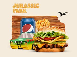 Combinação Bk Jurassic Park