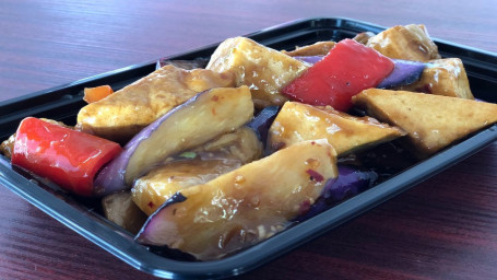 Eggplant Tofu With Szechwan Sauce