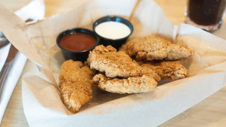 Dedos De Frango (3) Com Batatas Fritas