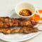 612. Grilled Chicken With Satay Sauce (3 Skewers)