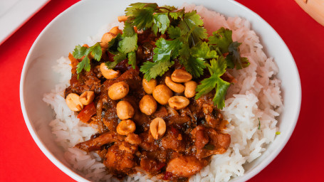 Tigela De Frango Kung Pao Picante