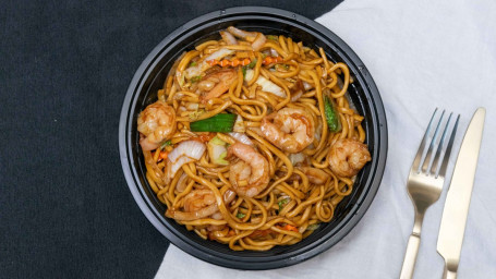 Shrimp Lo Mein Xiā Lāo Miàn （Dà）