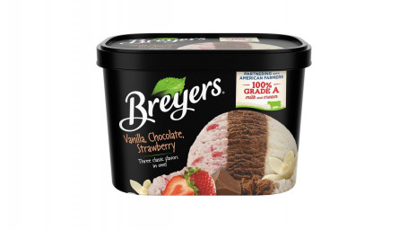 Breyers Baunilha Chocolate Morango 48 Onças