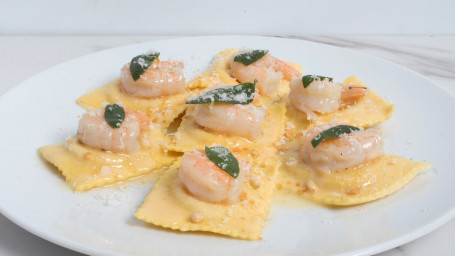 Ravioli De Abóbora Com Camarões