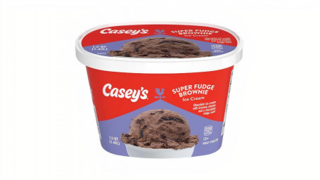 Casey's Super Fudge Brownie Ice Cream 1,5 Qt