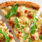 Pizza De Metade Superior Branca De 11 Polegadas Com Opção De Lado