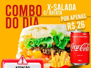 Combo X Salada+Coca+Batatafrita