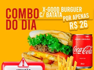 Combo X Good Burger+Coca+Batatafrita