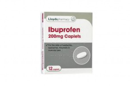 Lloydspharmacy Ibuprofen 200Mg 12 Caplets