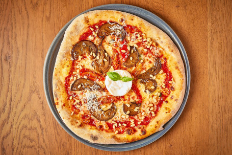 Nova Berinjela Assada, Pizza Burrata De Manjericão (V)