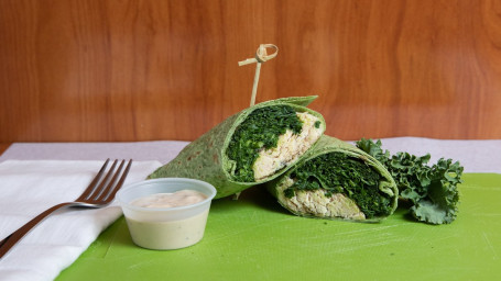 Spinach And Kale Chicken Caesar Salad
