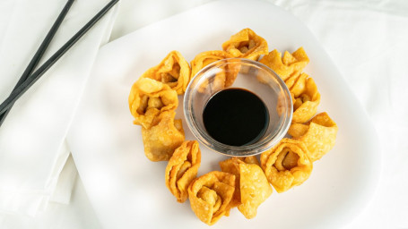 A14. Fried Wonton (10) Zhà Wǎn Tāng