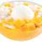Mango Mini Glutinous Rice Balls With Vanilla Ice Cream Xuě Shān Máng Guǒ Xiǎo Wán Zi