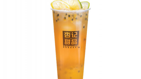 Passion Fruit Green Tea Rè Qíng Bǎi Xiāng Guǒ