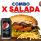 X Salada Fritas Pepsi Black 350Ml