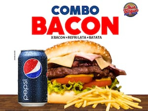 X Bacon Fritas Pepsi Lata