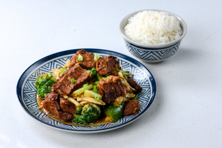 Stir Fried Beef Brisket Vegetable(No Rice)