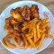 Grilled Chicken Wings (6-8 Wings Chips And 3 Onion Rings)