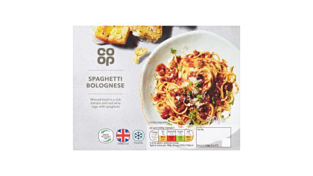 Co-Op Espaguete À Bolonhesa 400G