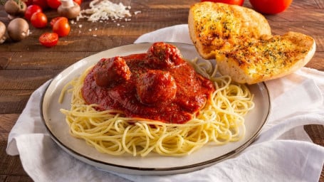 Bucket Of Spaghetti And 8 Meatballs