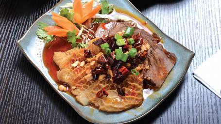 Sliced Beef Maw In Chilli Oil