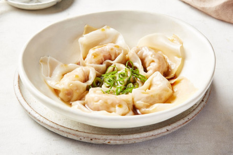 Shrimp And Pork Wonton With Special Shallot Sauce