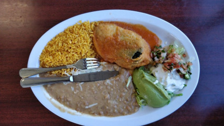 2 Chiles Rellenos Plate