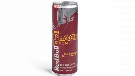 Lata Red Bull Peach 12 Onças