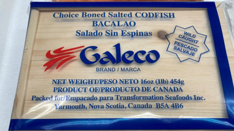 Bacalao Fillet (Salted Cod)