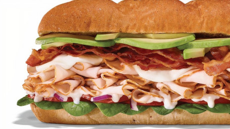 #12 Sliced Avo Turkey Cali Club Footlong Pro (Double Protein)