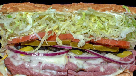 37. Hot Pastrami And Provolone Sandwich