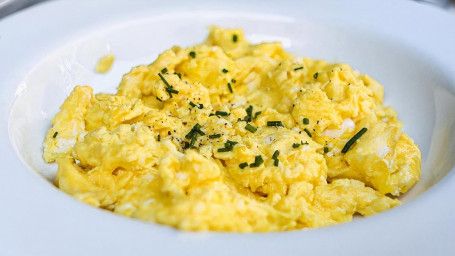 Organic Scrambled Eggs Parisian Ham