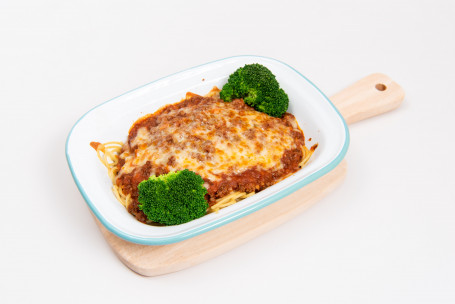 D1. Baked Spaghetti With Bolognese Sauce