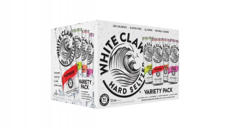 Latas Do Pacote De Variedades White Claw Hard Seltzer (12 Oz X 12 Ct)