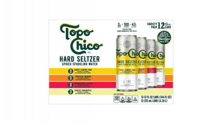 Pacote De Variedade Topo Chico Hard Seltzer (12 Oz X 12 Ct)