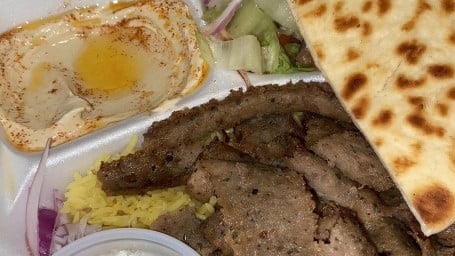 Gyro Plate With Rice