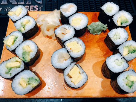 Vegetarian Assorted Hosomaki Sushi