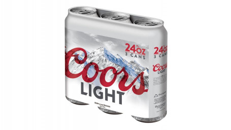 Coors Light, 3 Unidades-24 Onças (4,2% Abv)