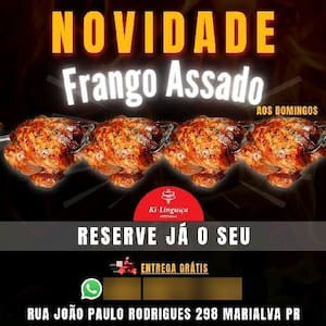 Frango Grande Recheado Com Farofa De Costela